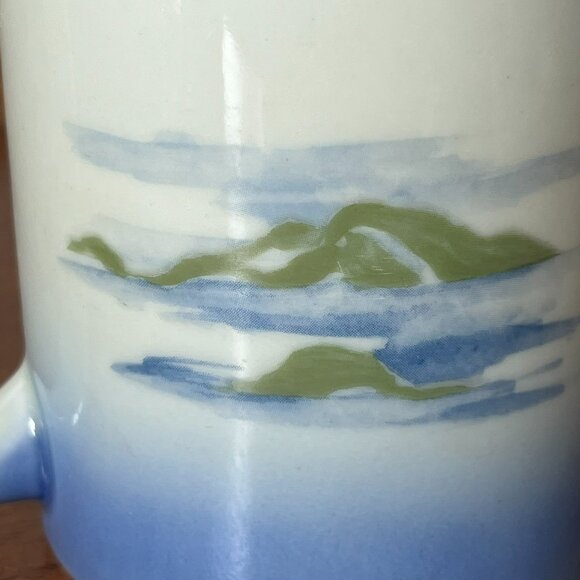 Otagiri Sea Otter Family Mug Urchin Vintage Japan Coffee Cup Wildlife Ocean - Picture 7 of 10